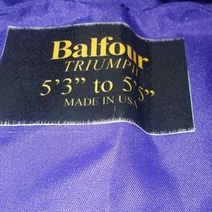 Balfour TRIUMPH 5'3" - 5'5" Purple Graduation Gown